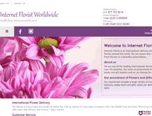 Tablet Screenshot of internetflorist.biz